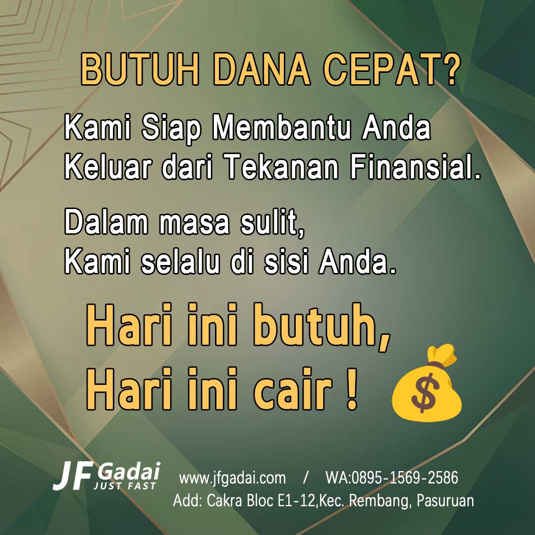 Dana cepat cair hari ini dengan gadai