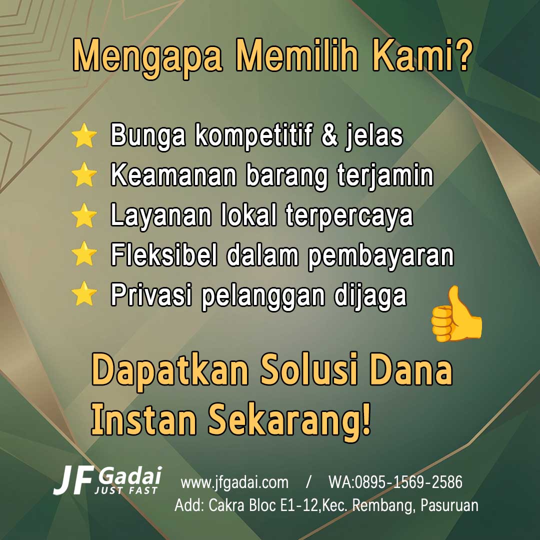 Keunggulan layanan gadai lokal terpercaya