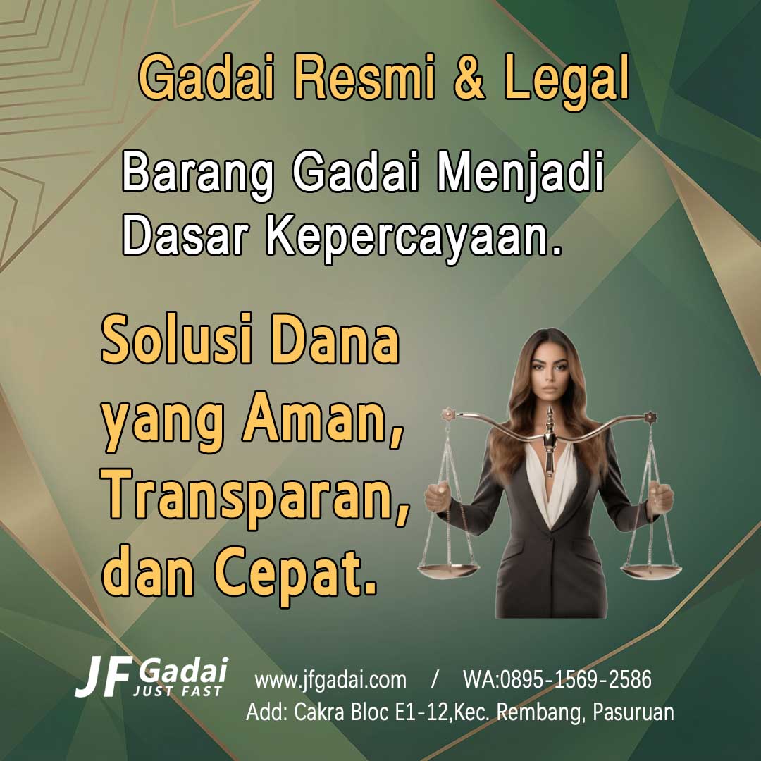 Layanan gadai resmi dan legal